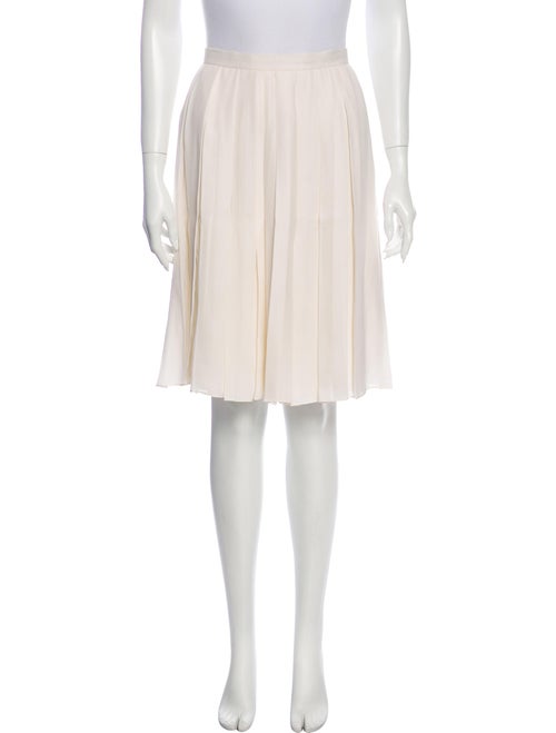Bill Blass Pleated Accents Knee-Length Skirt