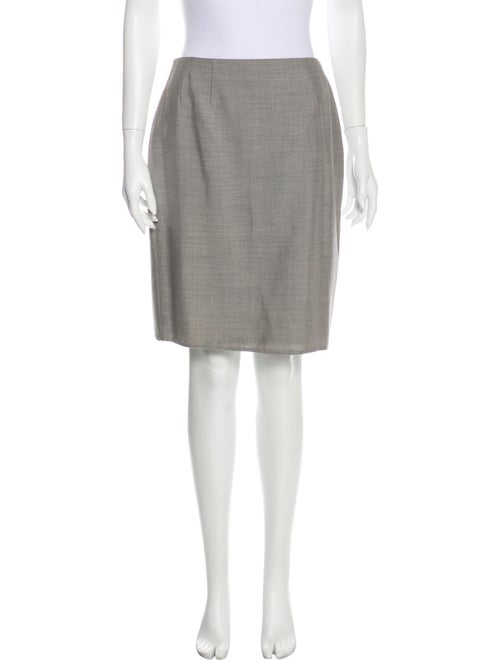 Bill Blass Knee-Length Skirt Grey