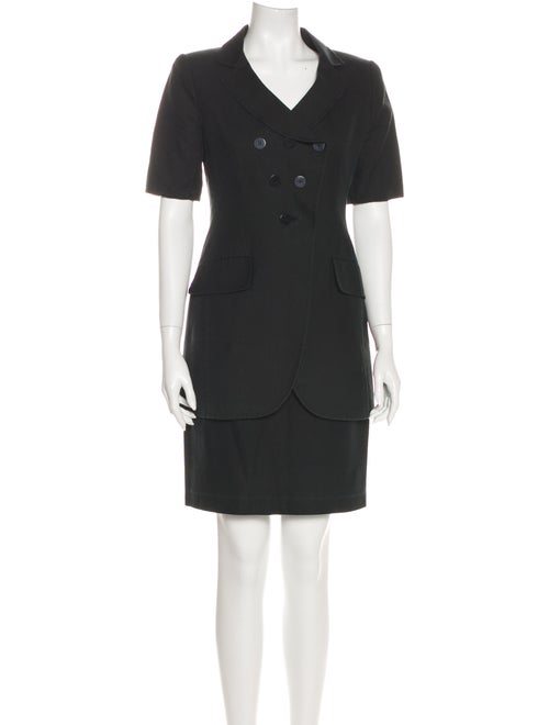 Bill Blass Skirt Suit Black