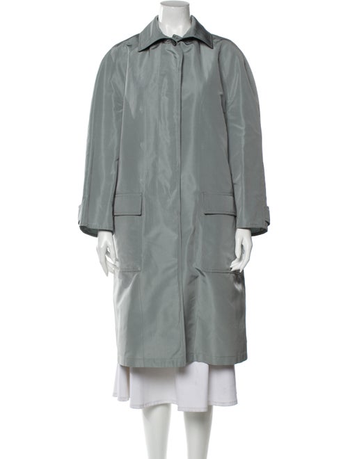 Bill Blass Trench Coat Blue