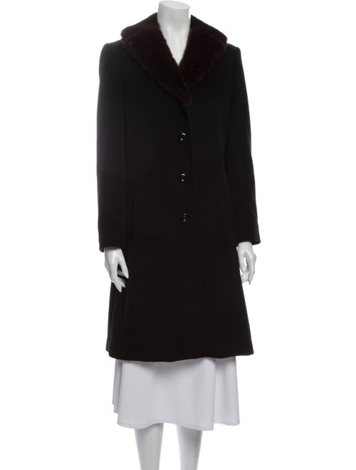 Bill Blass Vintage Wool Fur Coat Wool