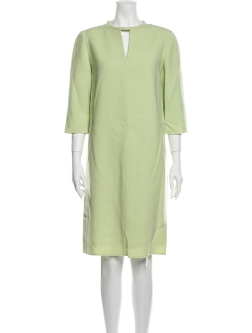 Bill Blass Vintage Knee-Length Dress Green