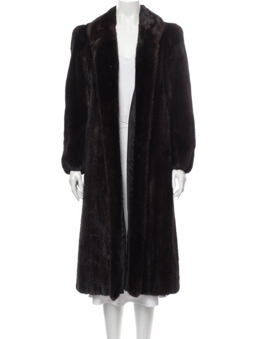 Bill Blass Fur Coat Brown
