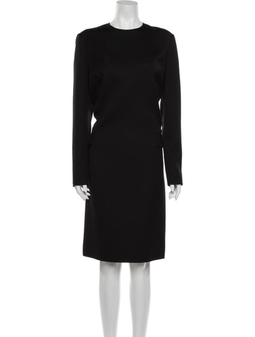 Bill Blass Vintage Midi Length Dress Black