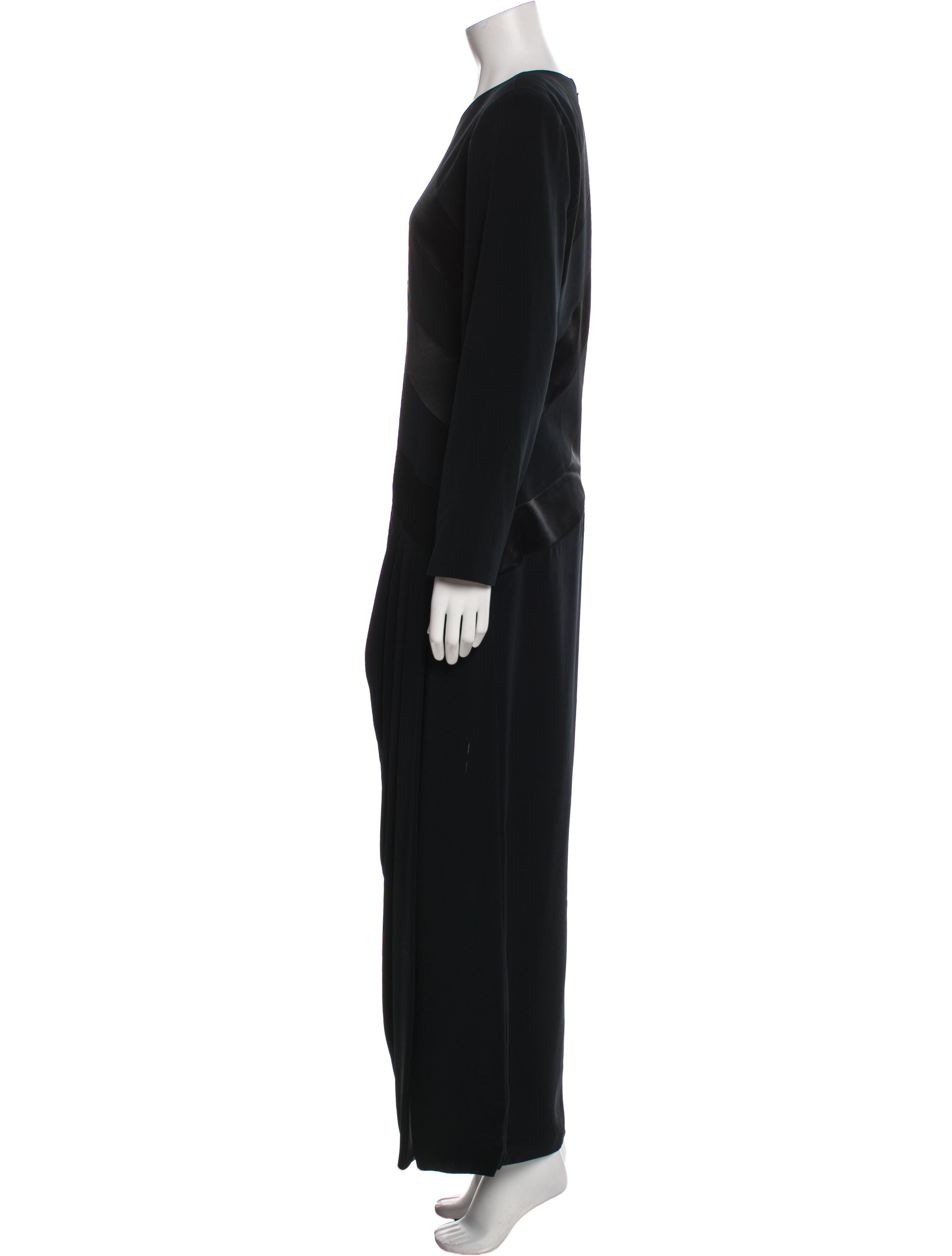Square Neckline Long Lace Dress With Slit Slate Blue Plus Size