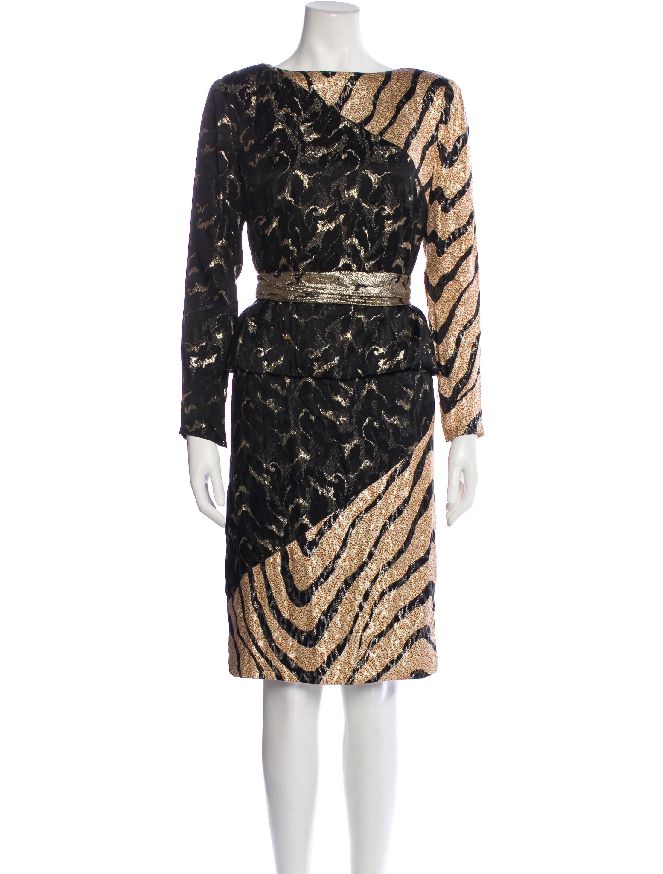 Bill Blass Vintage Midi Length Dress