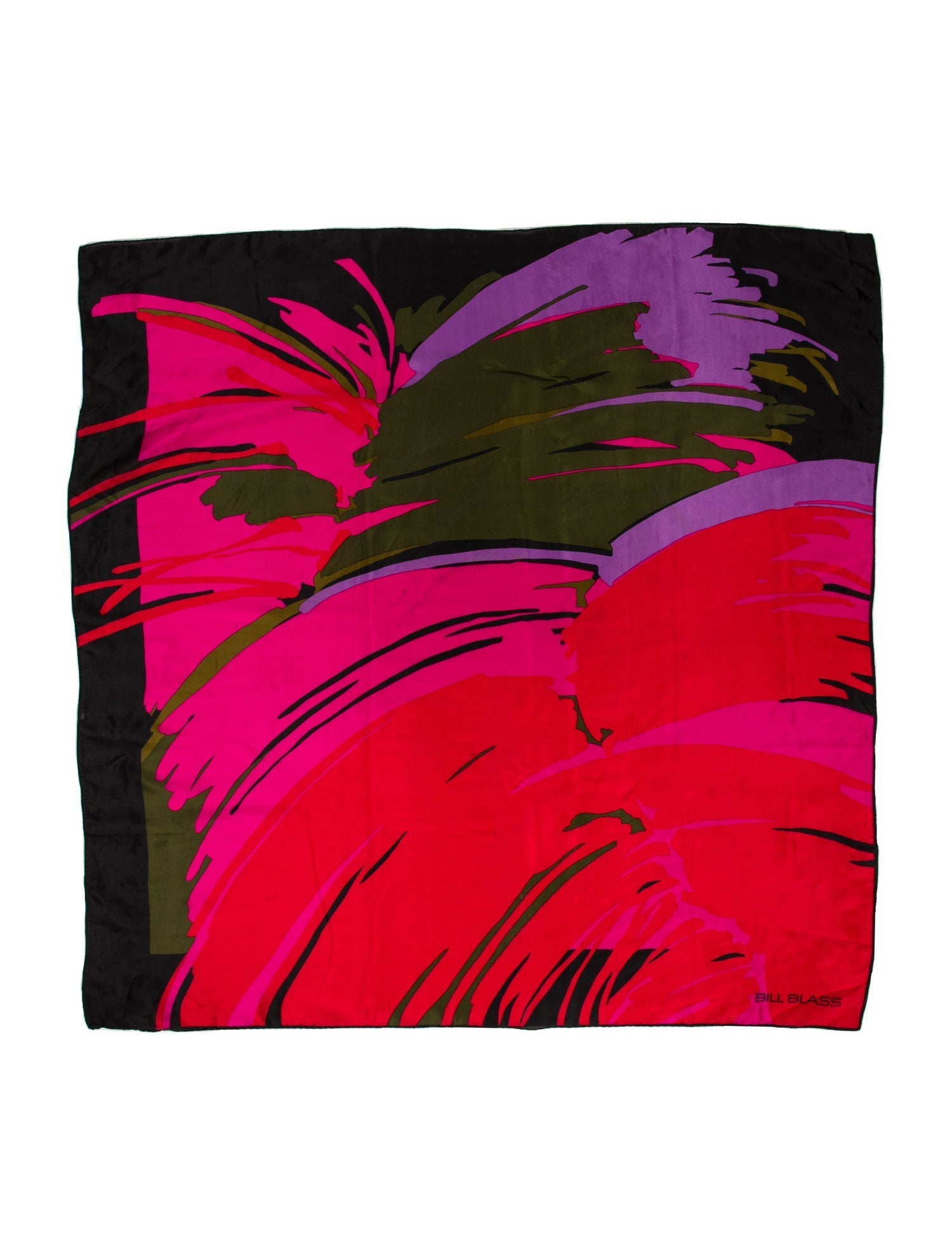 Bill Blass Silk Printed Scarf