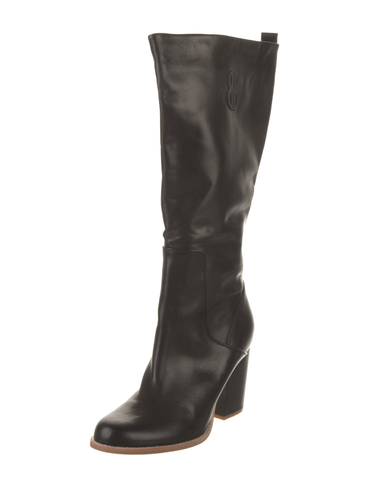 Bill Blass Leather Riding Boots