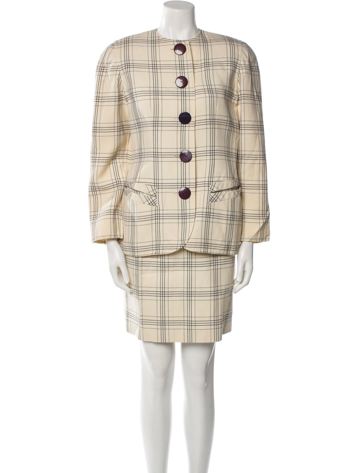 Bill Blass Vintage 1980's Skirt Suit