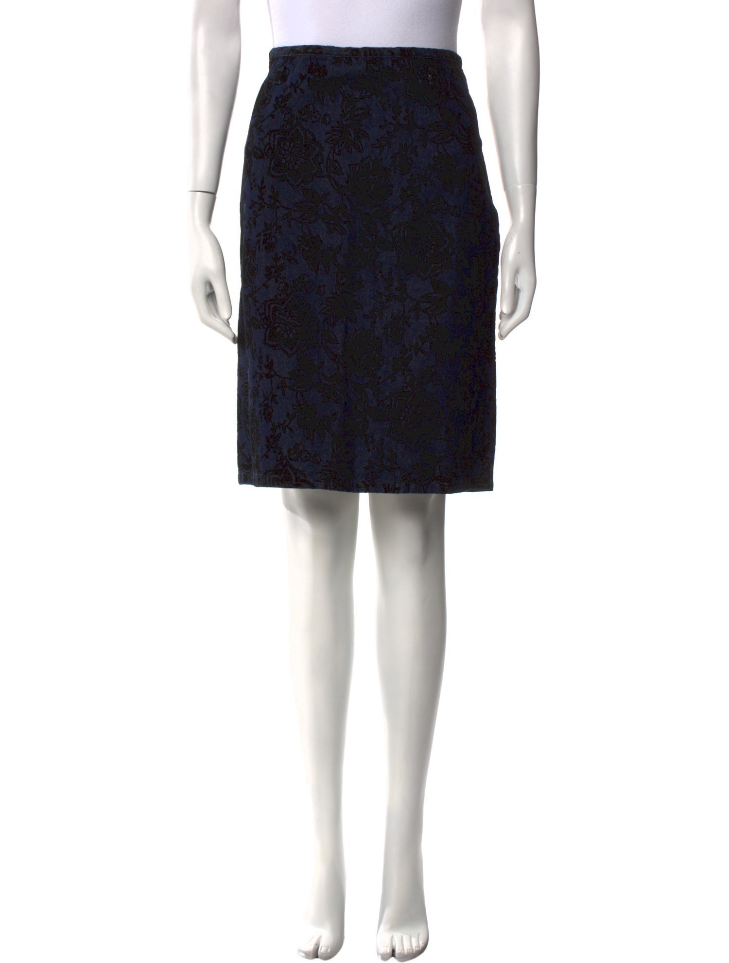 Bill Blass Printed Knee-Length Skirt