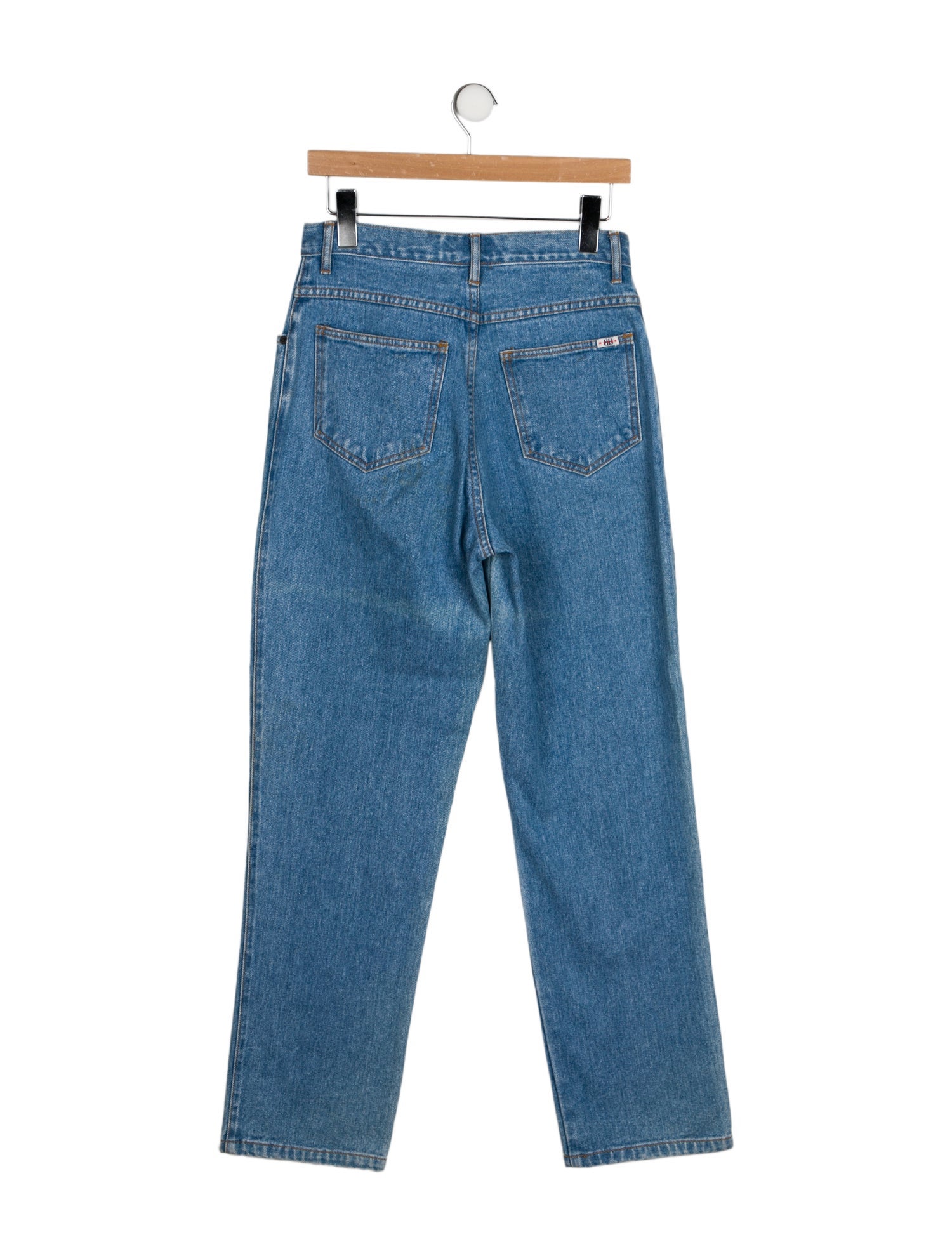 Bill Blass High-Rise Straight Leg Jeans