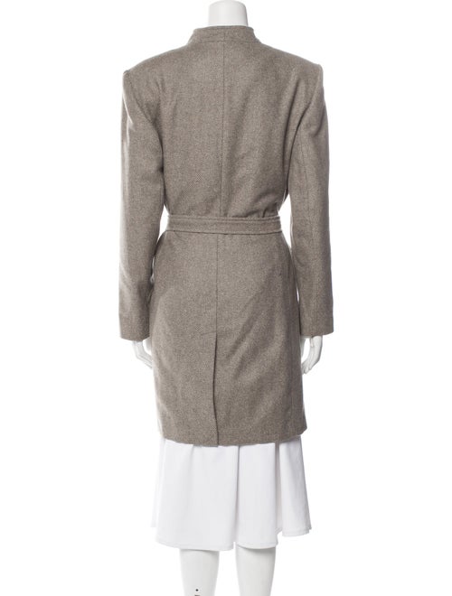 Bill Blass Wool Striped Coat