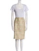 Bill Blass Printed Skirt Set