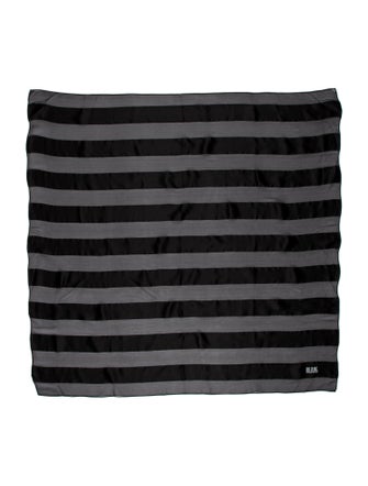 Bill Blass Silk Striped Scarf