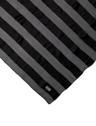 Bill Blass Silk Striped Scarf
