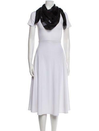 Bill Blass Silk Striped Scarf