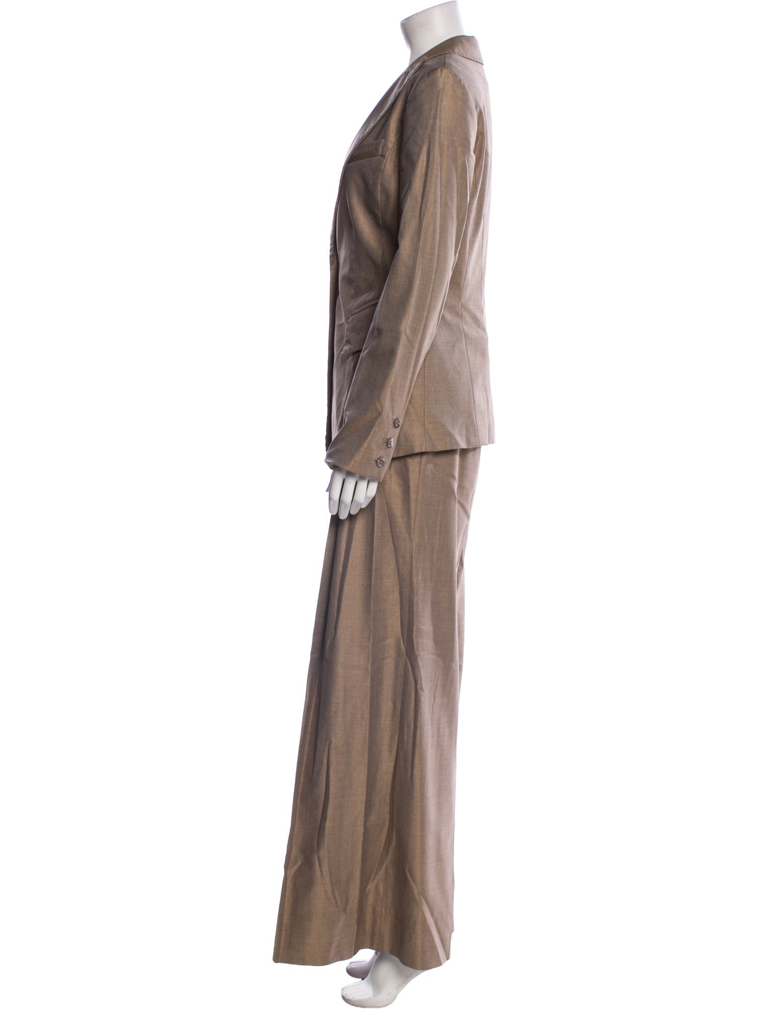 Bill Blass Virgin Wool Pantsuit