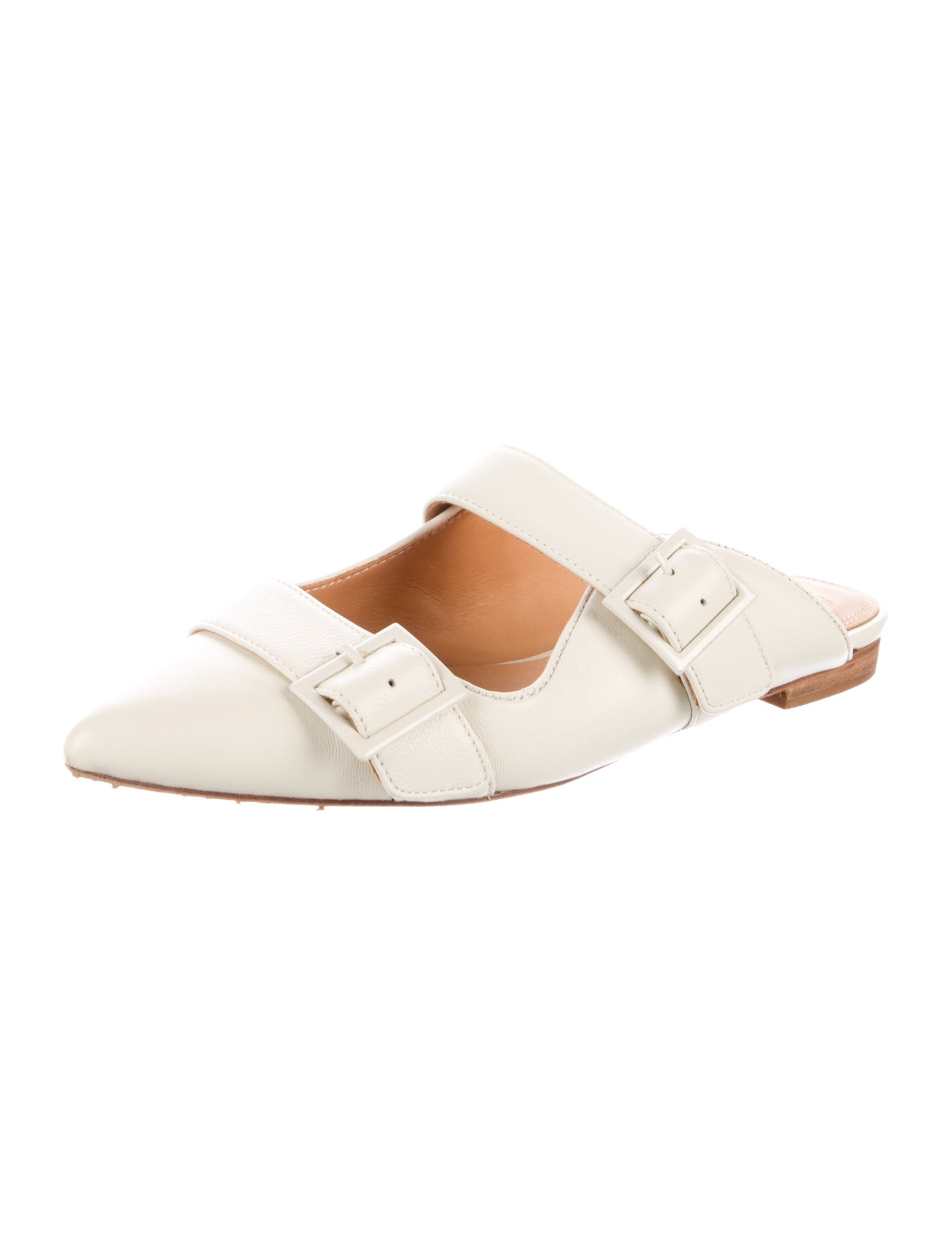 Bill Blass Leather Mules