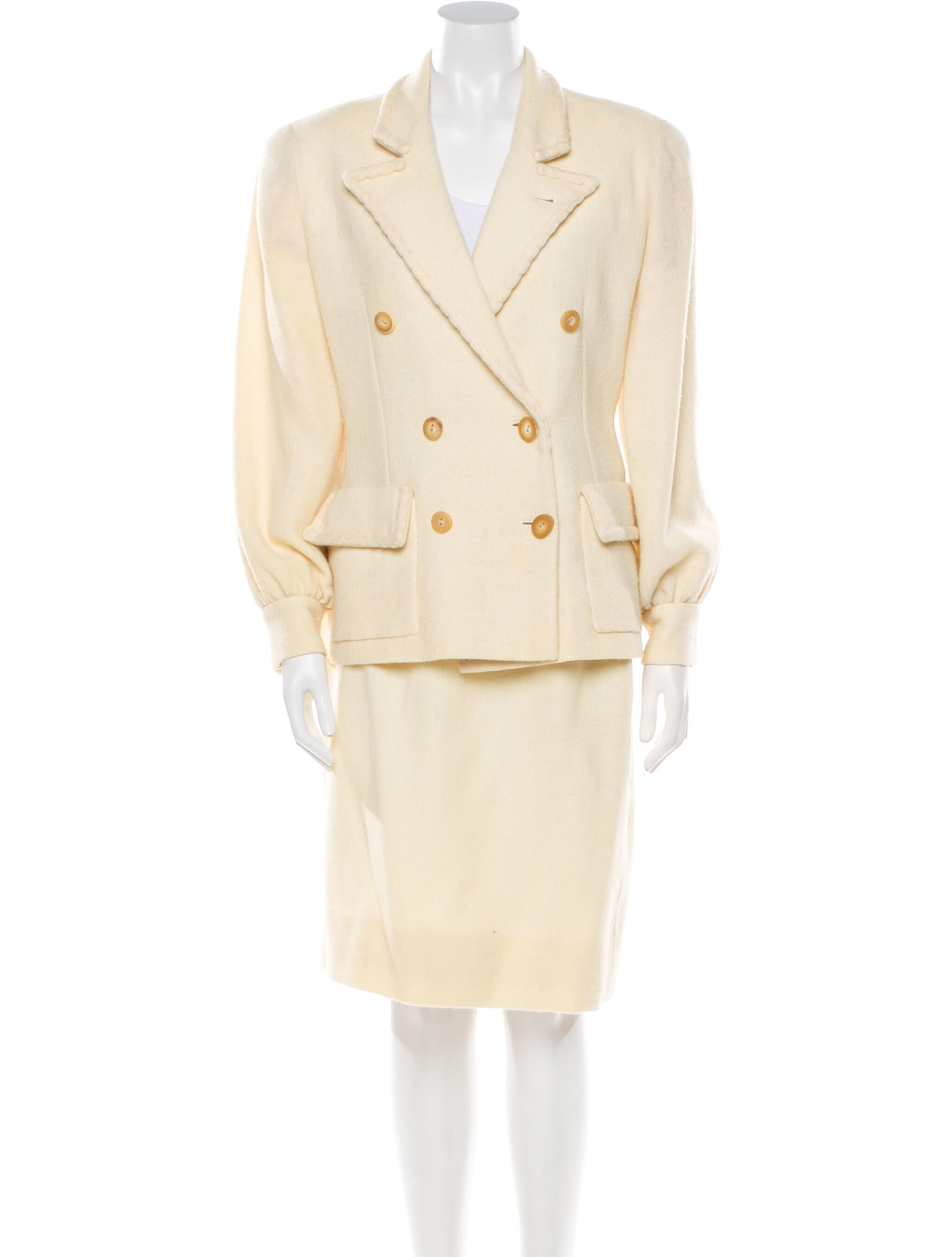 Bill Blass Wool Skirt Suit