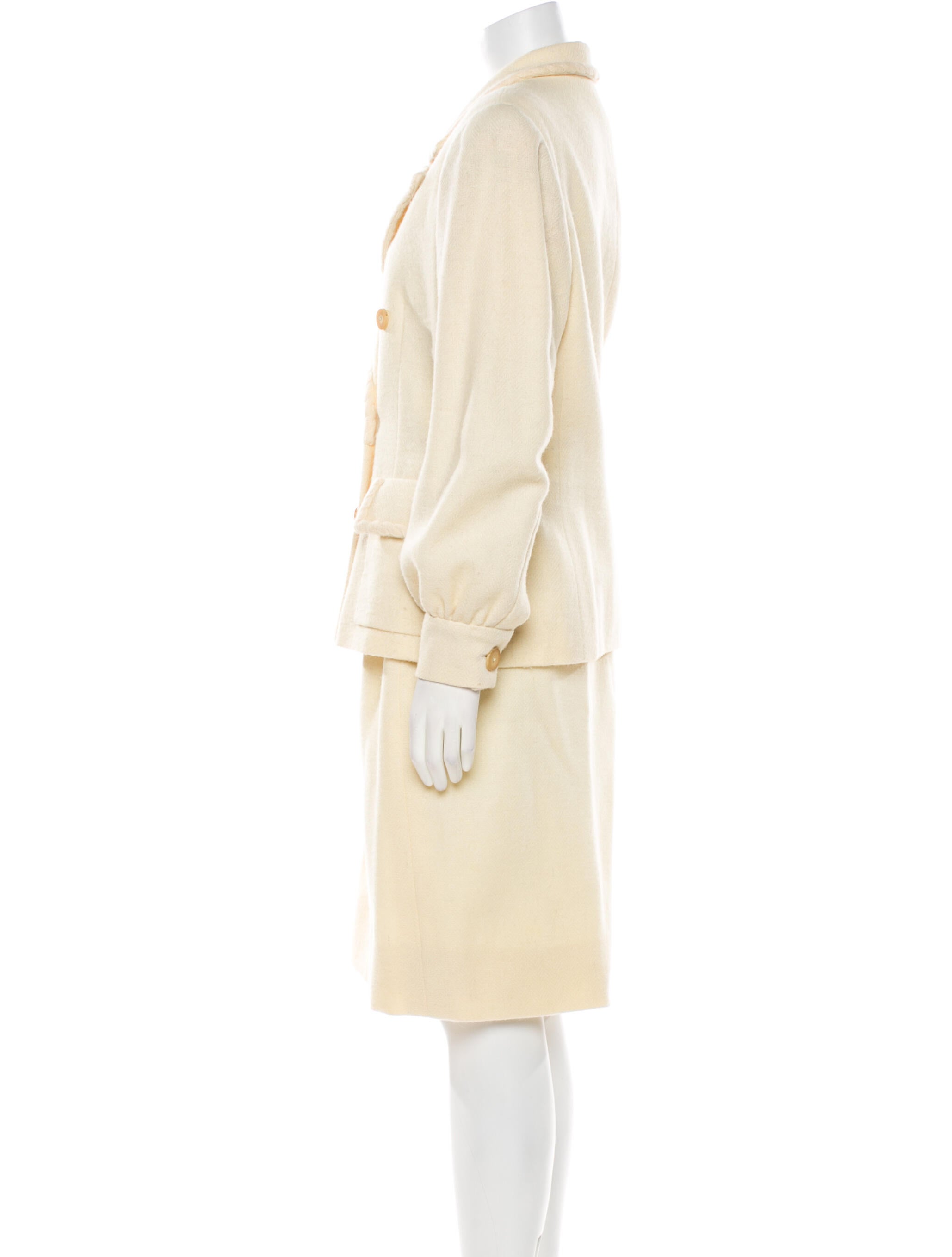 Bill Blass Wool Skirt Suit