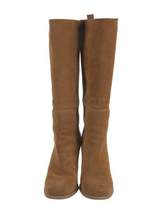 Bill Blass Suede Riding Boots