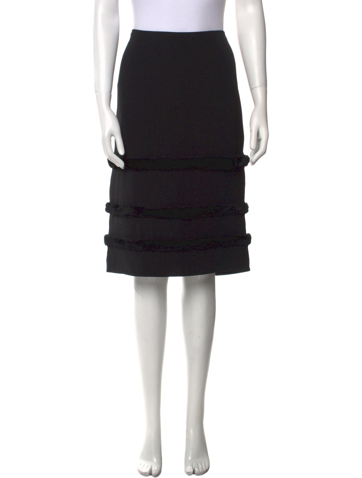 Bill Blass Wool Knee-Length Skirt