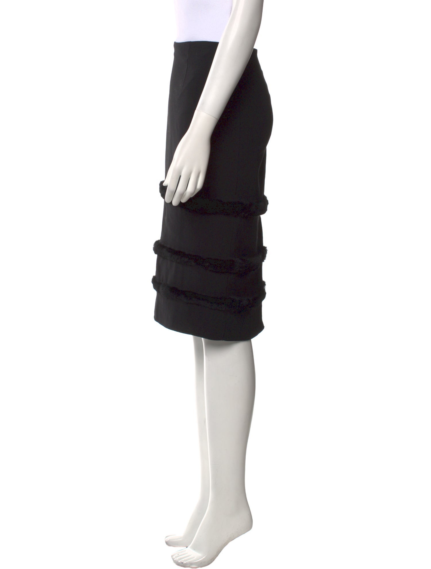 Bill Blass Wool Knee-Length Skirt