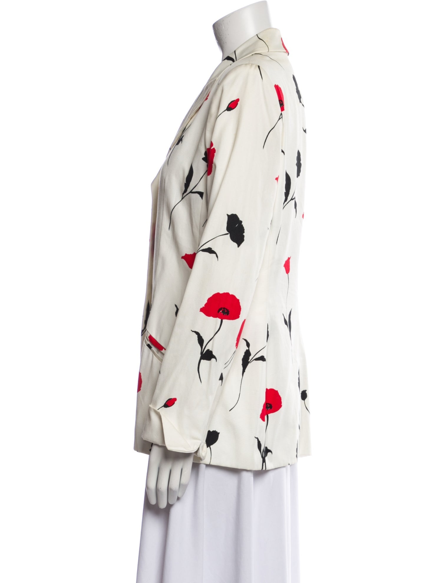 Bill Blass Vintage Floral Print Blazer