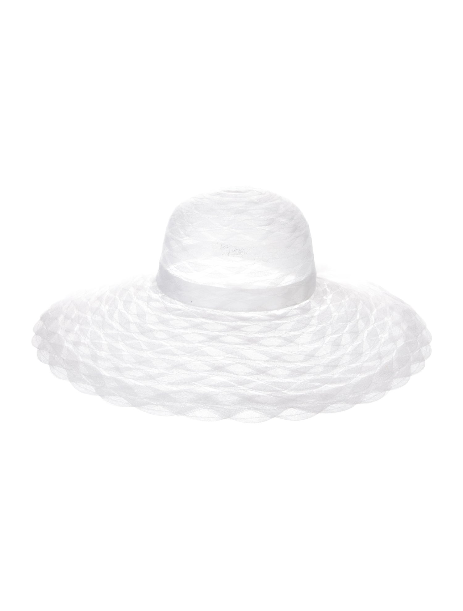 Bill Blass 1970's Vintage Wide Brim Fascinator Hat