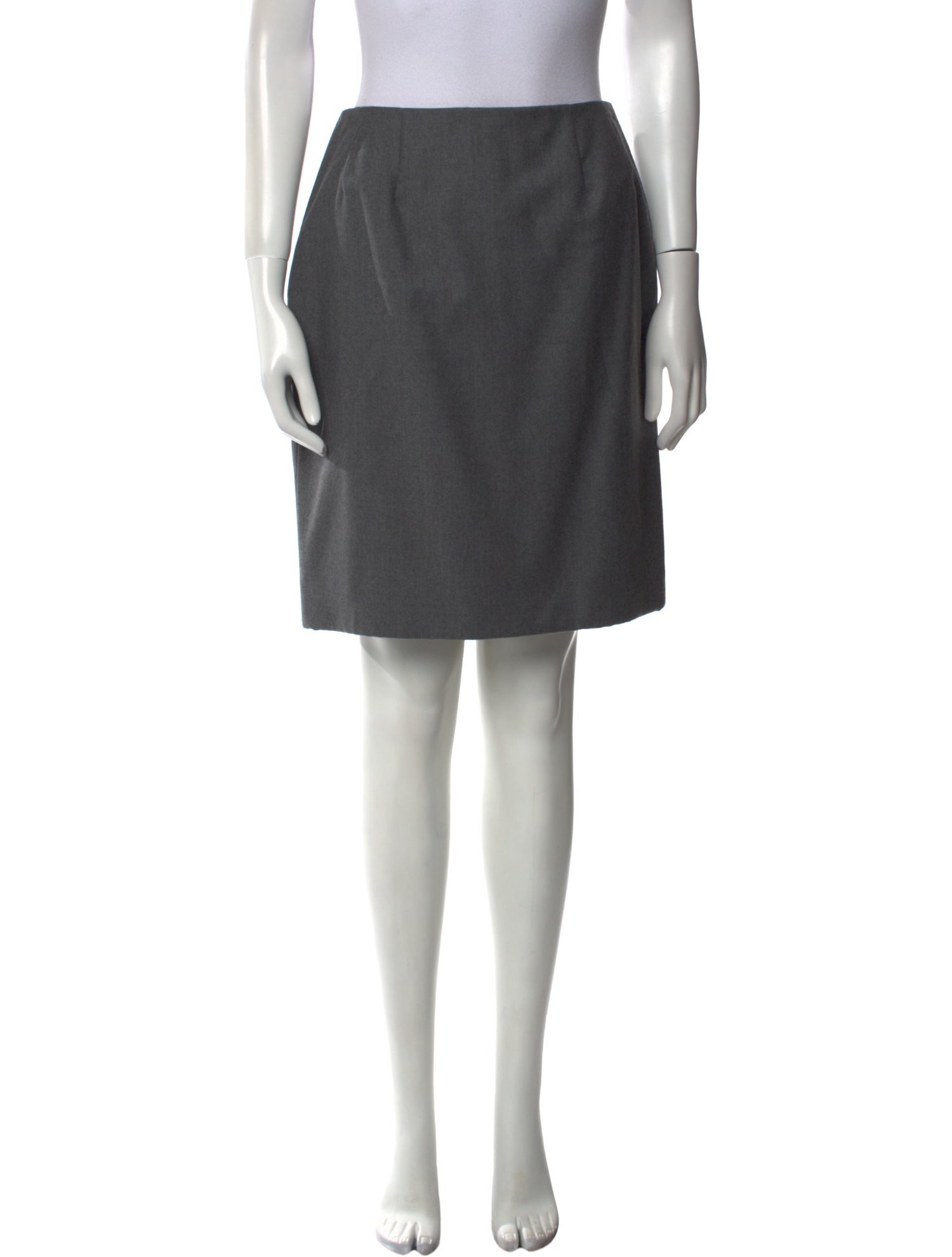 Bill Blass Pleated Accents Knee-Length Skirt
