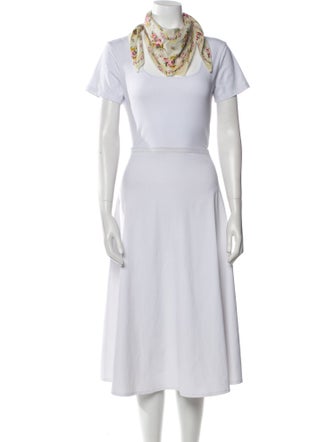 Bill Blass Floral Print Scarf