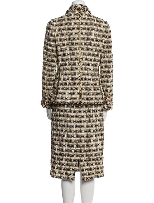 Bill Blass Tweed Pattern Skirt Suit