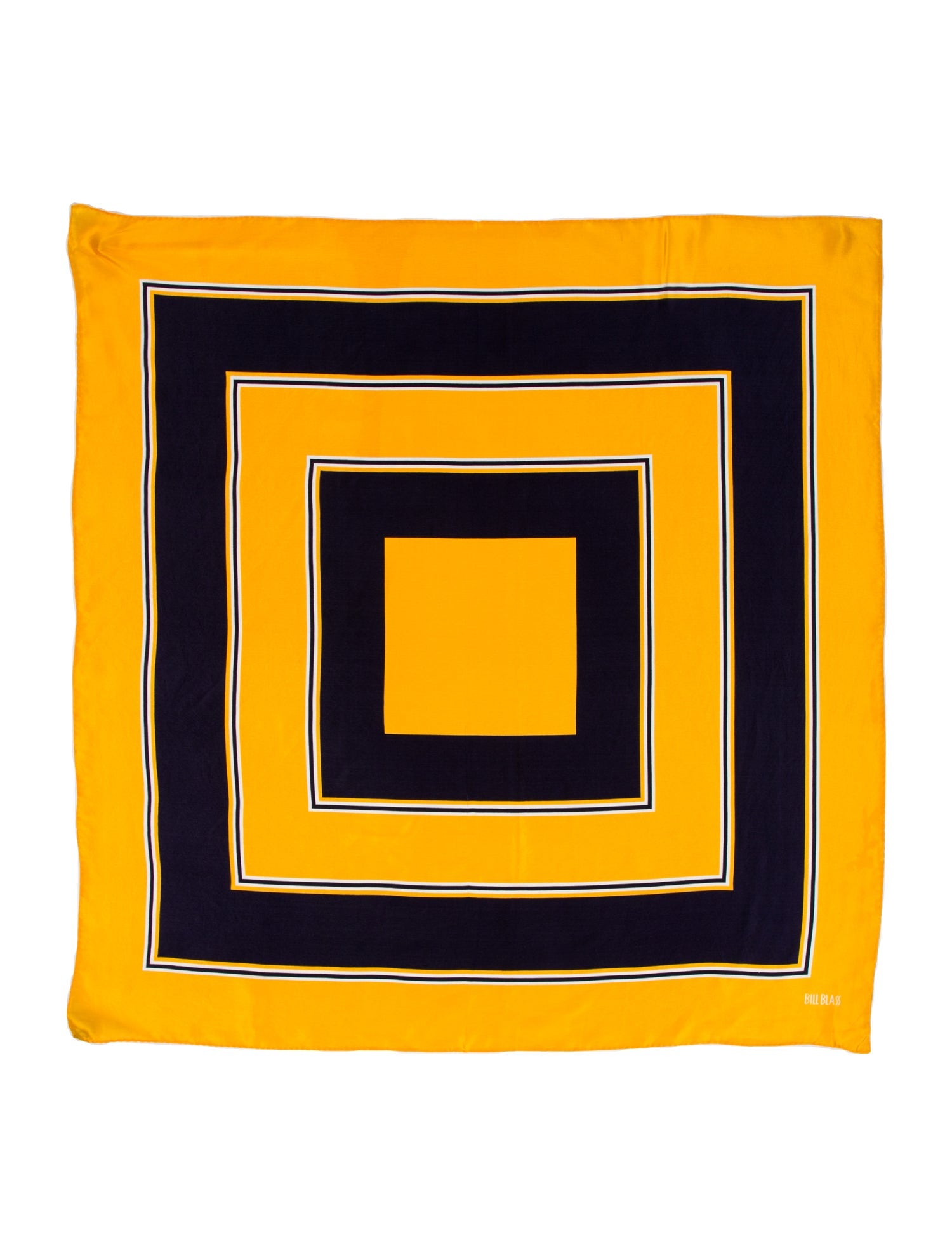 Bill Blass Les Perroquets Silk Scarf