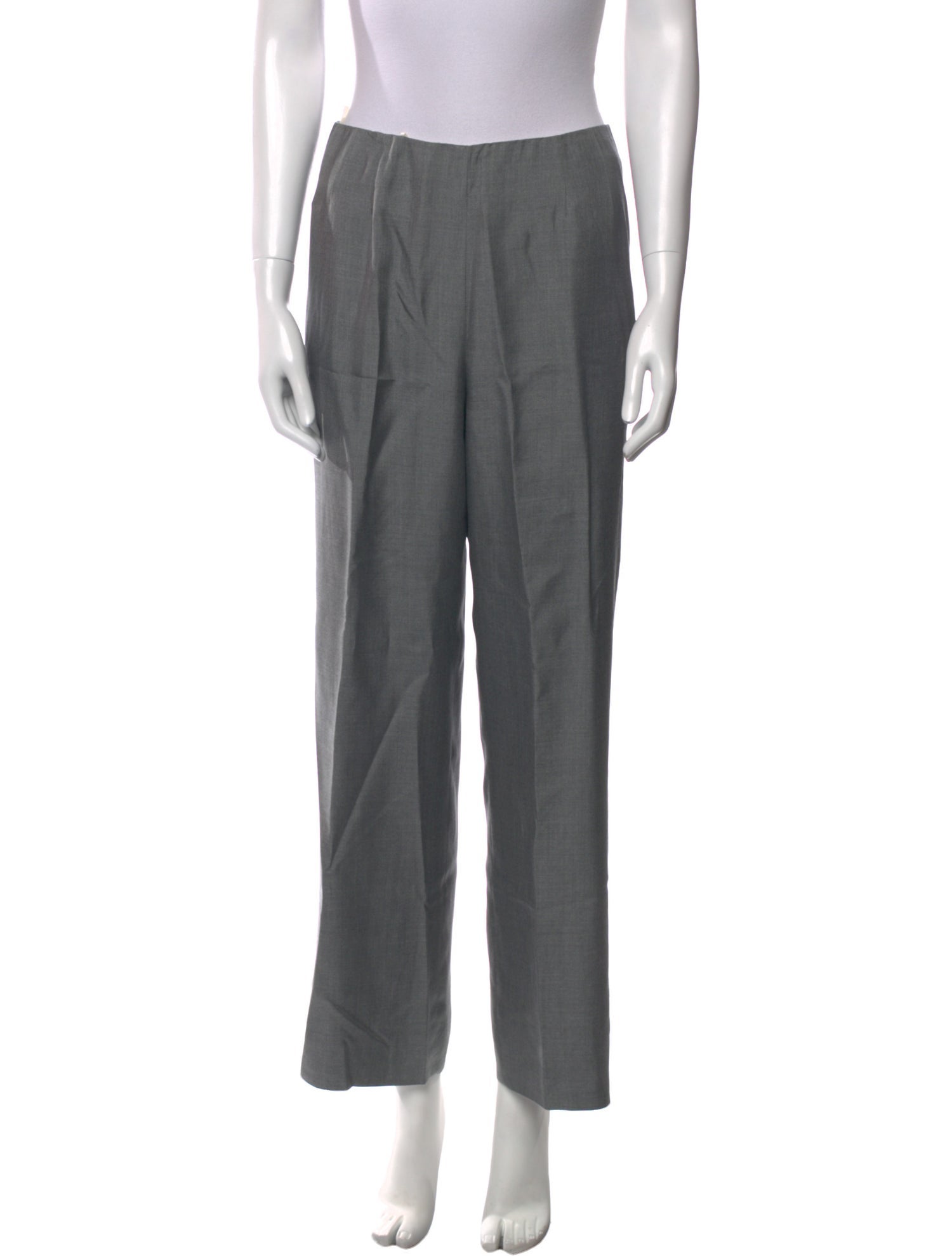 Bill Blass Virgin Wool Wide Leg Pants