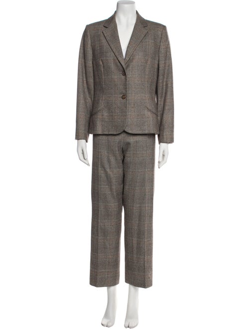 Bill Blass Plaid Print Pantsuit