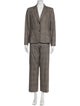 Bill Blass Plaid Print Pantsuit
