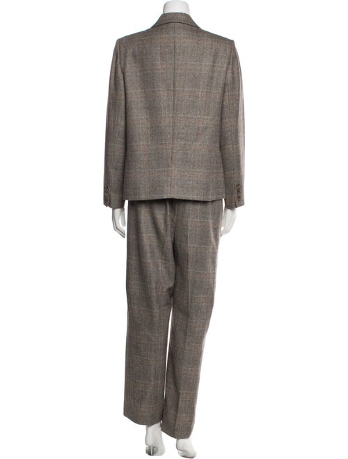 Bill Blass Plaid Print Pantsuit