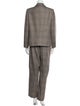 Bill Blass Plaid Print Pantsuit