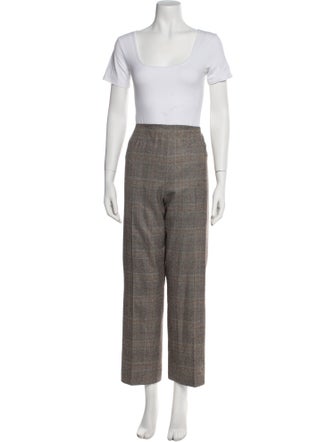 Bill Blass Plaid Print Pantsuit