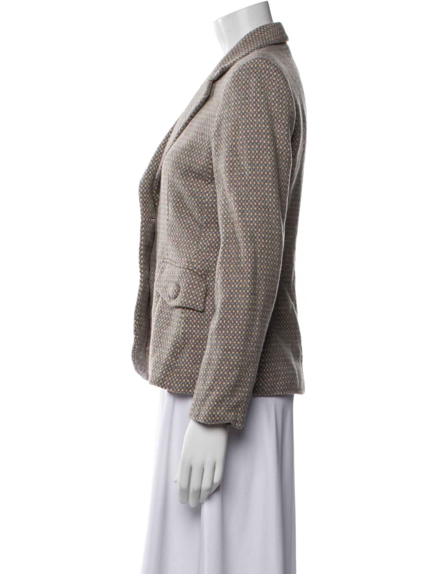 Bill Blass Tweed Pattern Blazer