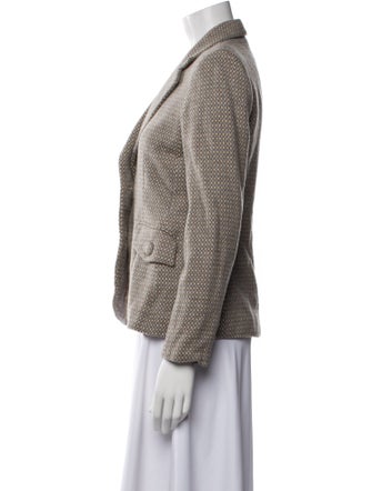 Bill Blass Tweed Pattern Blazer