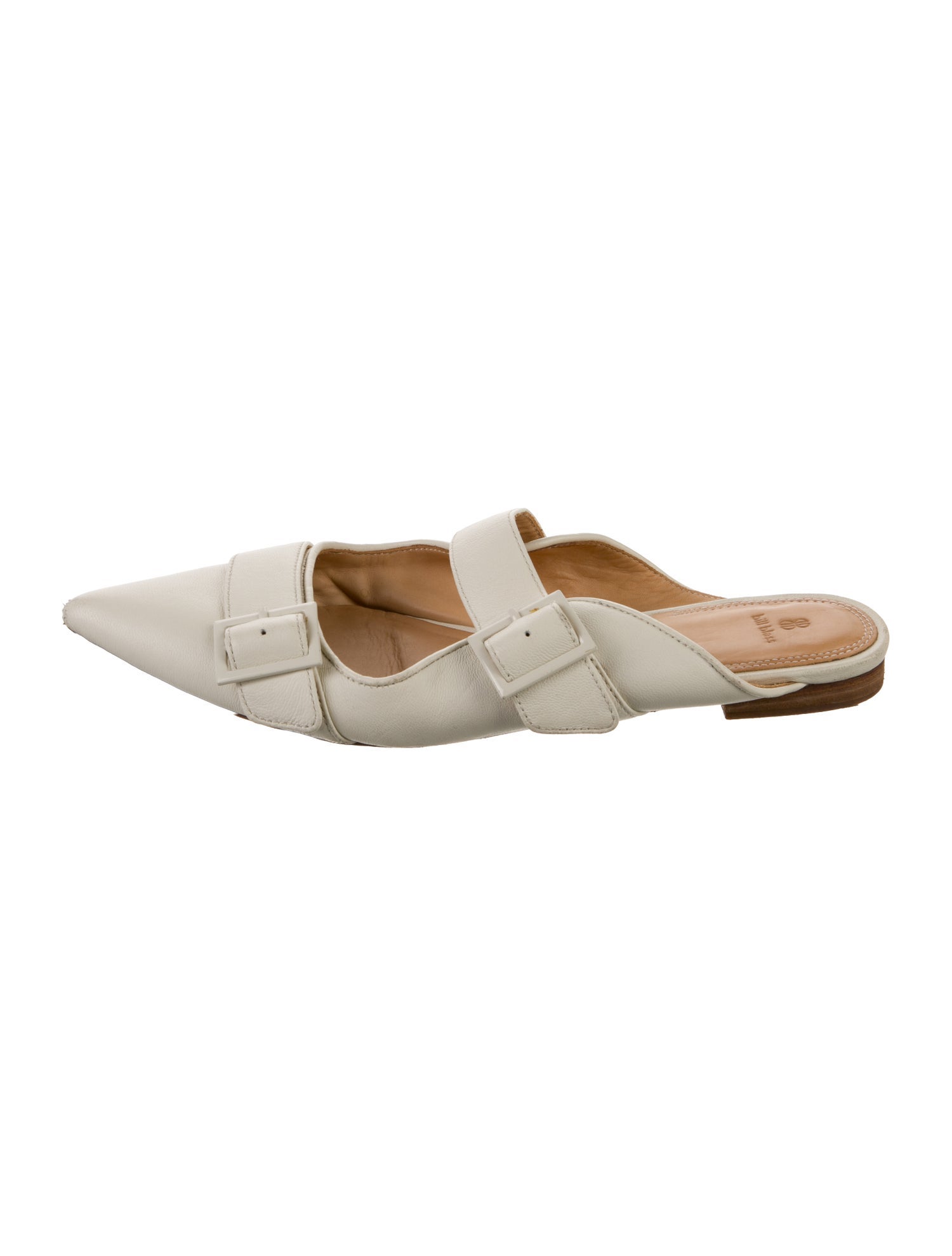 Bill Blass Leather Mules