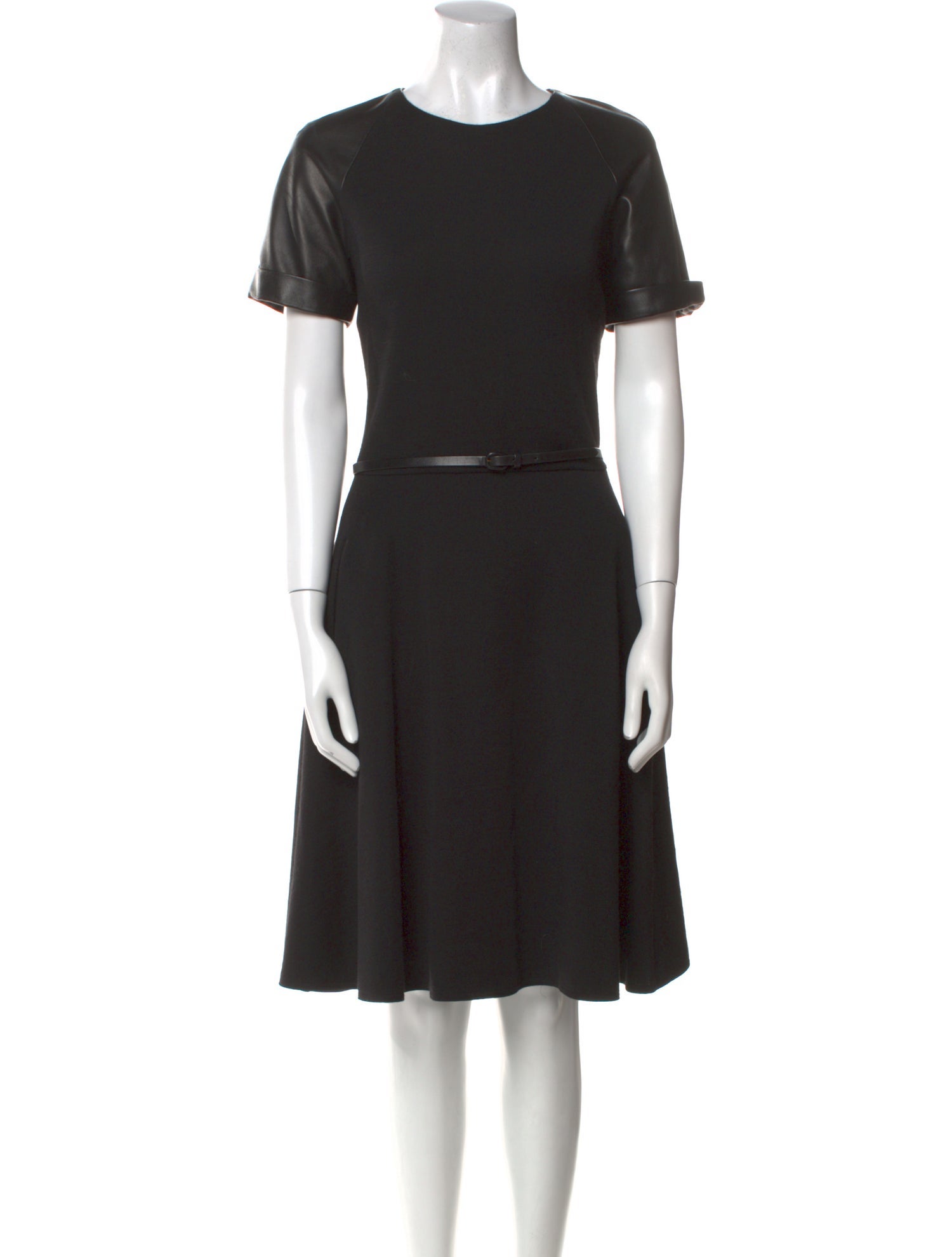 Bill Blass Crew Neck Knee-Length Dress
