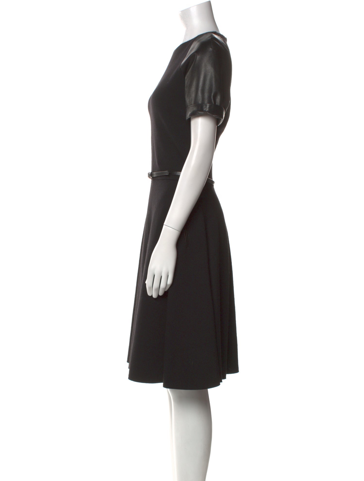 Bill Blass Crew Neck Knee-Length Dress