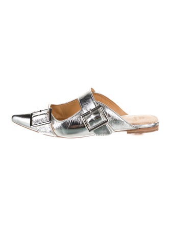 Bill Blass Leather Mules