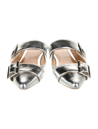 Bill Blass Leather Mules
