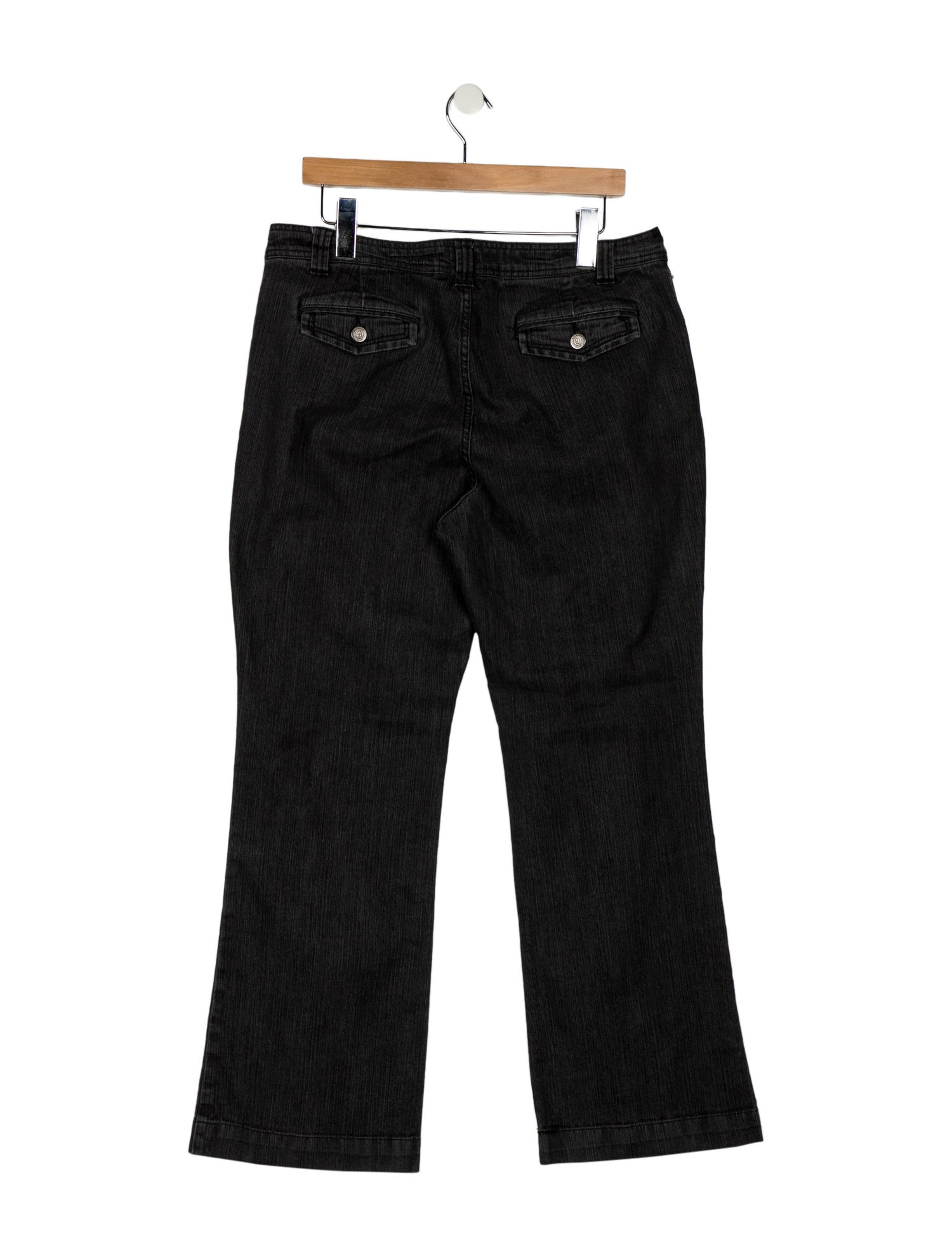 Bill Blass Mid-Rise Wide Leg Jeans