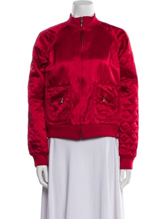 Bill Blass Animal Print Bomber Jacket