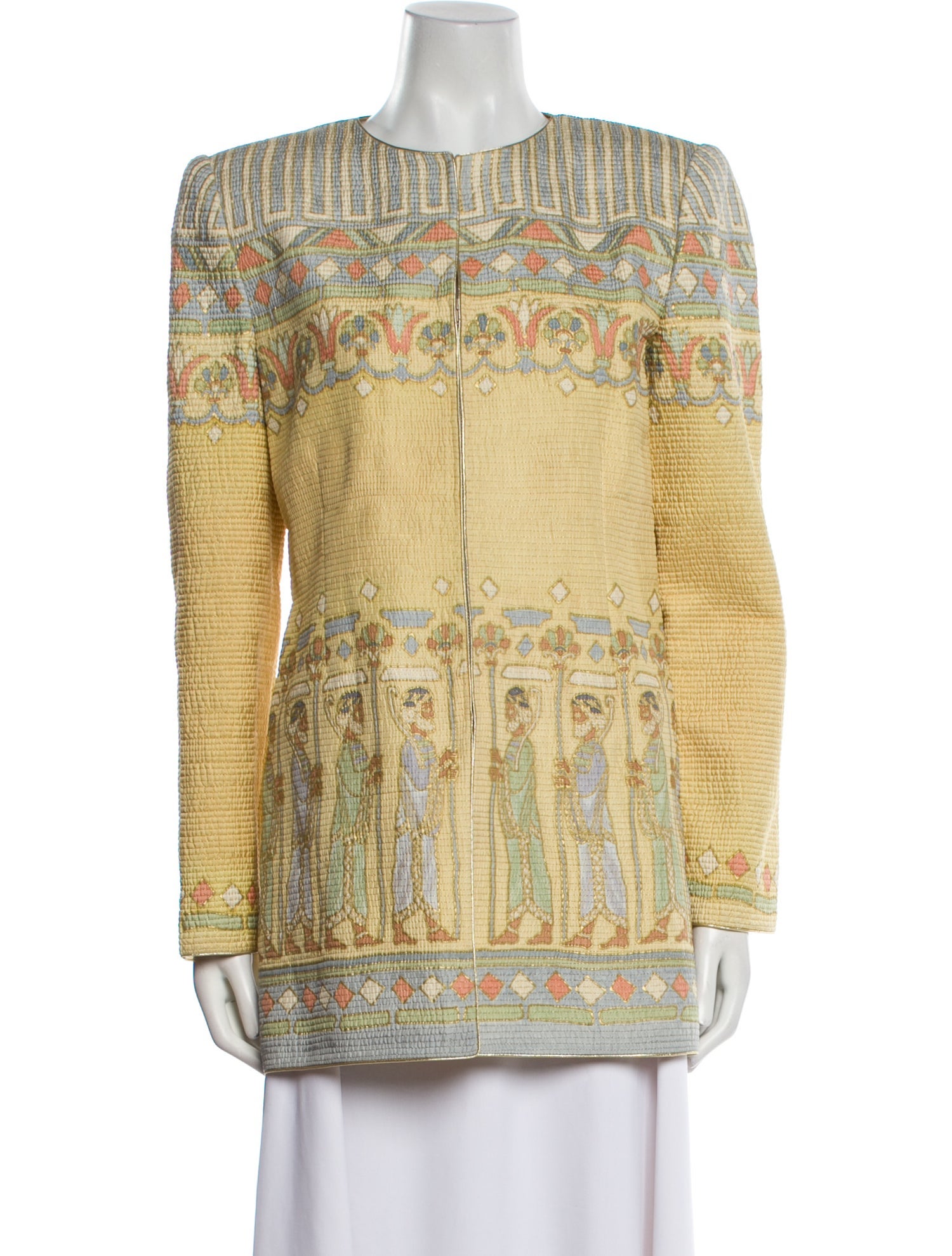 Mary McFadden Vintage Late 1980's - Early 1990's Evening Jacket