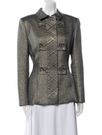 Bill Blass Tweed Pattern Evening Jacket